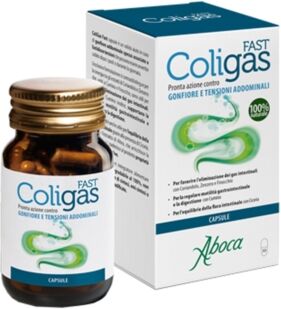 Aboca Linea Benessere dell'Intestino Coligas Fast Integratore 50 Capsule