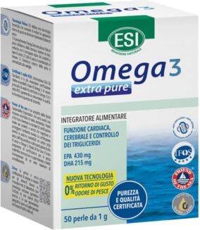 Esi Linea Controllo Colesterolo Trigliceridi Omega 3 Extra Pure 50 Perle