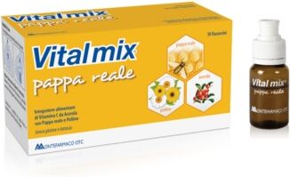 Montefarmaco Linea Benessere ed Energia Vitalmix Pappa Reale 10 flaconcini