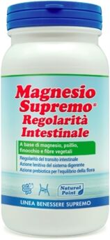 Natural Point Linea Benessere Magnesio Supremo Regolarità Intestinale 150 g