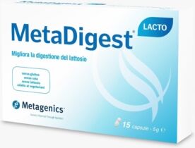 Metagenics Metagenetics Linea Digestione Metadigest Lacto Integratore 15 Capsule