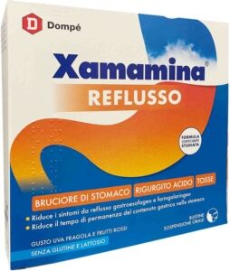 Dompe' Farmaceutici Dompè Farmaceutici Linea Stomaco Sano Xamamina Reflusso 25 Bustine