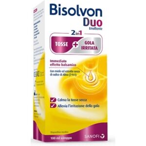 Sanofi Linea Tosse e Gola Bisolvon Duo Sciroppo Emolliente 100 ml