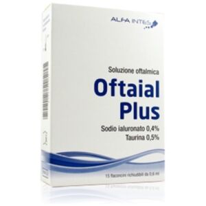 Alfa Intes Linea Salute dell'Occhio Oftaial Plus Soluzione Oftalmica 15 fl.