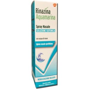 Glaxosmithkline C.health. Rinazina Aquamarina Isotonica Spray Nebulizzazione Delicata 100 ml