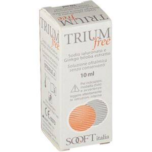 SOOFT Italia Linea Benessere dell'occhio Trium Free Gocce Oculari Flacone 10 ml