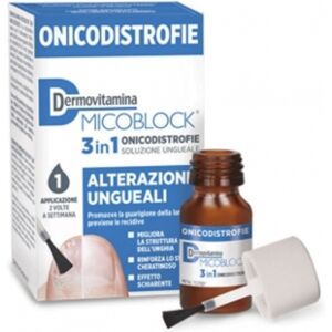 Dermovitamina Micoblock Onicodistrofie Soluzione Ungueale flaconcino da 7 ml.