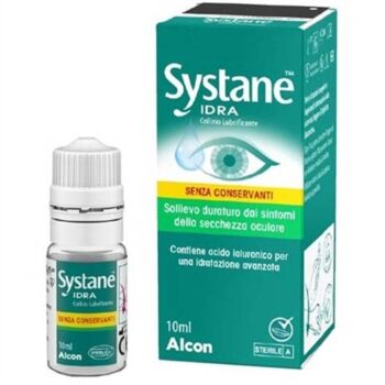 alcon linea salute dell'occhio systane idra gocce oculari senza conservanti 10ml