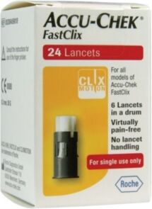 Accu-Chek Linea Controllo Glicemia FastClix 24 Lancette Pungidito