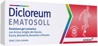 Alfasigma Linea Funzionalità Articolare Dicloreum Ematosoll Gel 50 ml