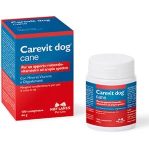 NBF Lanes Linea Veterinaria Carevit Dog Integratore 100 compresse appetibili