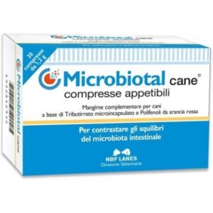 NBF Lanes Linea Veterinaria Microbiotal Cane 30 compresse