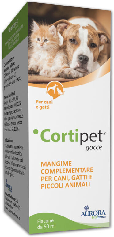 Aurora Biofarma Linea Veterinaria Cortipet Flacone da 50 ml