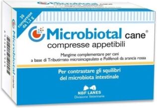 NBF Lanes Linea Veterinaria Microbiotal Cane 30 compresse