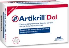 NBF Lanes Linea Veterinaria Artikrill Dol Cane Integratore 60 perle