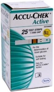 Accu-Chek Linea Controllo Glicemia Active 25 Strisce Rilevatrici Plasma