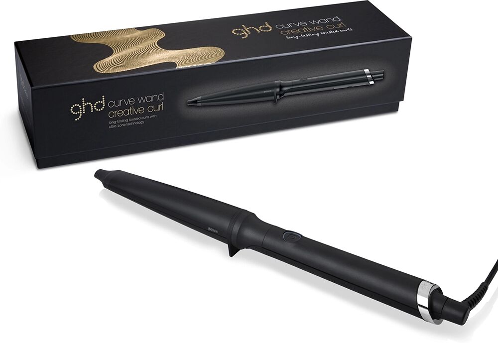 GHD Curve Wand Creative Curl Black 28-23mm Ultra-Zone Technology 185°C