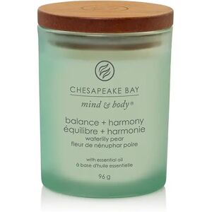 CHESAPEAKE BAY CANDLE Balance & Harmony (Waterlily Pear) Candele in Vetro Piccola 96 gr