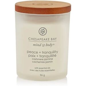 CHESAPEAKE BAY CANDLE Peace & Tranquility (Cashmere Jasmine) Candele in Vetro Piccola 96 gr