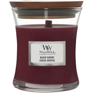 WOODWICK Black Cherry Candele in Vetro Media 275 gr