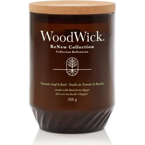 WOODWICK ReNew Tomato Leaf & Basil Candele in Vetro Grande 368 gr