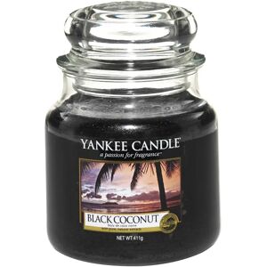 YANKEE CANDLE Candela Black Coconut Giara Media 411 gr