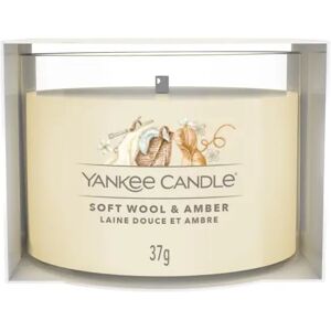 YANKEE CANDLE Soft Wool & Amber Candele Profumate Votive 37 gr