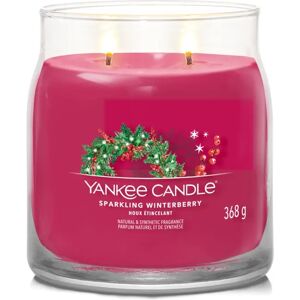 YANKEE CANDLE Candela Sparkling Winterberry Giara Signature Media 368 gr