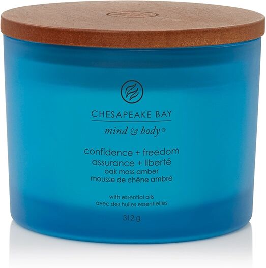 CHESAPEAKE BAY CANDLE Confidence & Freedom (Oak Moss Amber) Candele in Vetro 3 Stoppini 312 gr