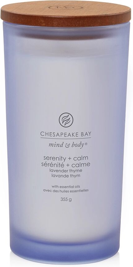 CHESAPEAKE BAY CANDLE Serenity & Calm (Lavender Thyme) Candele in Vetro Grande 355 gr