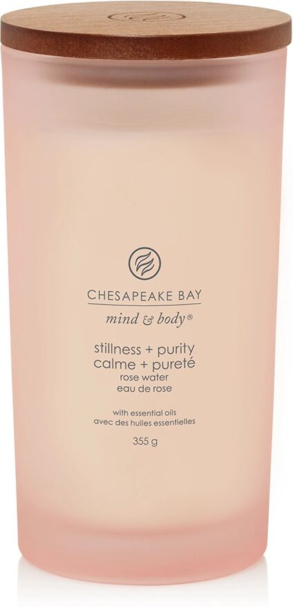 CHESAPEAKE BAY CANDLE Stillness & Purity (Rose Water) Candele in Vetro Grande 355 gr