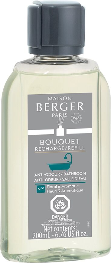 MAISON BERGER PARIS Anti-Odeur Salle D'Eau Ricariche per Diffusori 200 ml