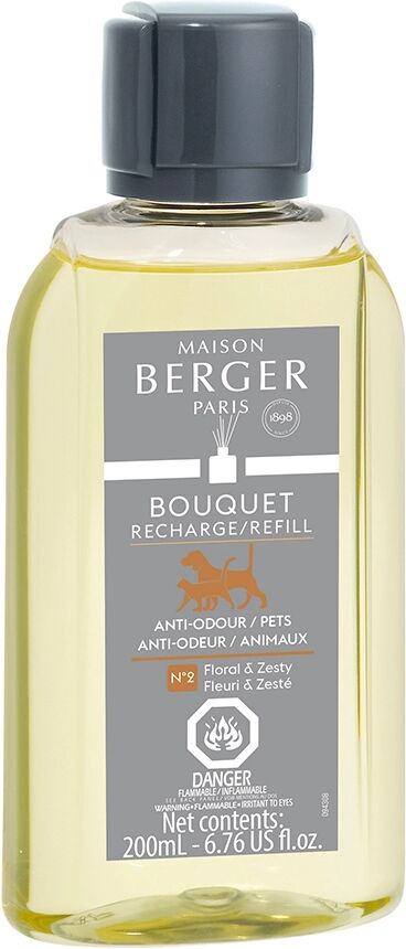 MAISON BERGER PARIS Anti-Odeur Animaux Ricariche per Diffusori 200 ml