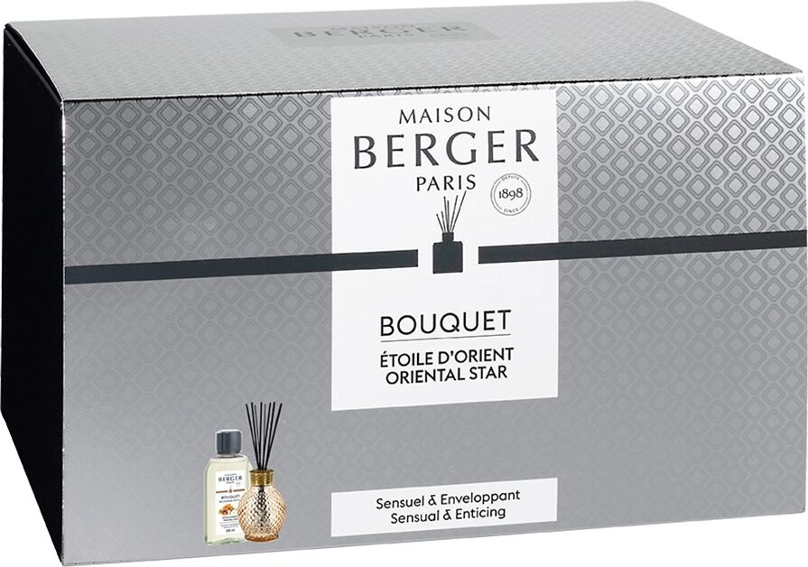 MAISON BERGER PARIS Bouquet Originelle Miel + Ricarica Etoile D'Orient 200 ml Diffusori a Bastoncini Set