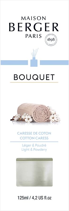 MAISON BERGER PARIS Bouquet Caresse de Coton Diffusori a Bastoncini 125 ml