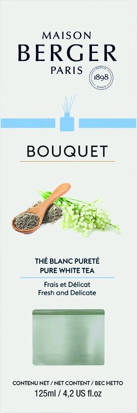 MAISON BERGER PARIS Bouquet Thé Blanc Pureté Diffusori a Bastoncini 125 ml