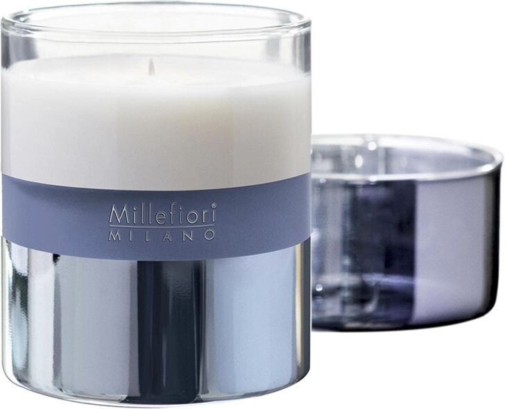 MILLEFIORI Candela Candela Profumata  Silver Spirit Candele in Vetro 380 gr