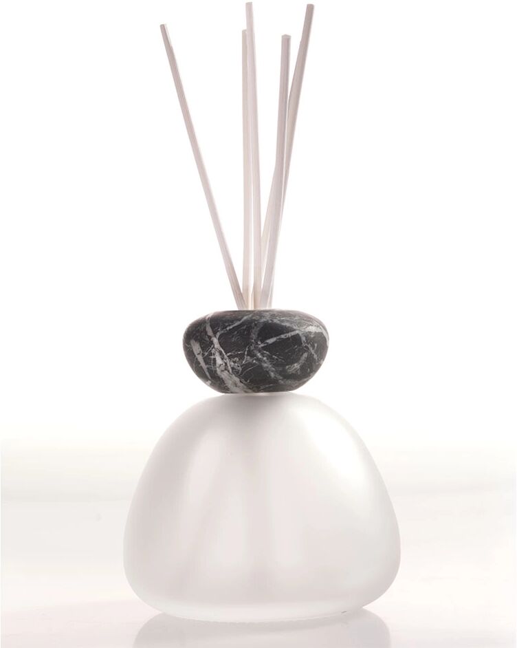 MILLEFIORI Diffusore in Vetro Marble Glass Satinato Nero Diffusori a Bastoncini 1 pz