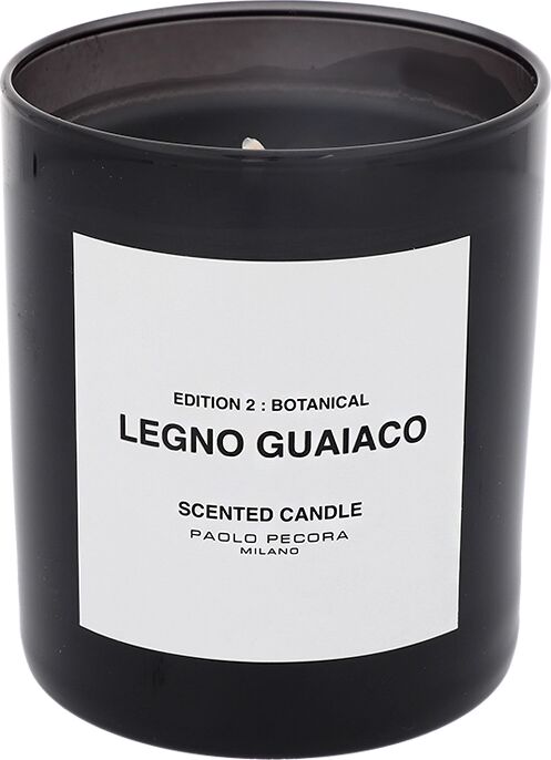 PAOLO PECORA Candela Legno Guaiaco Candele in Vetro 210 gr