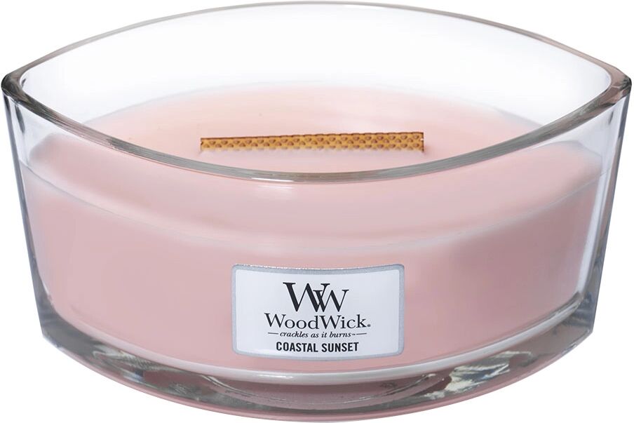 WOODWICK Coastal Sunset Candele in Vetro Ellipse 454 gr