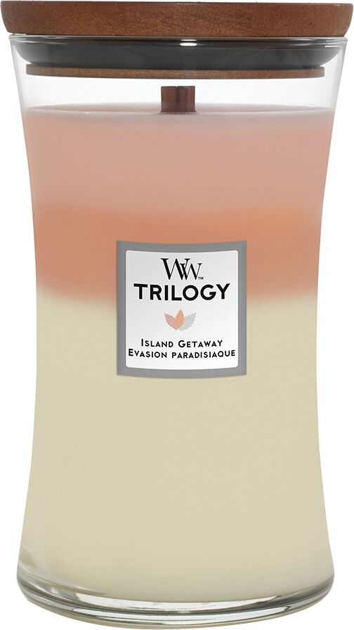 WOODWICK Island Getaway Candele in Vetro Grande 610 gr