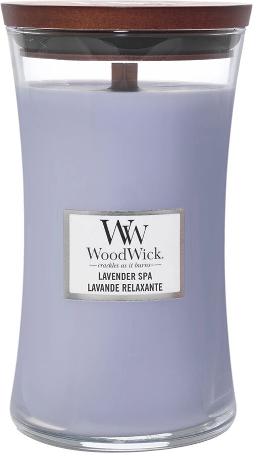 WOODWICK Lavender Spa Candele in Vetro Grande 610 gr