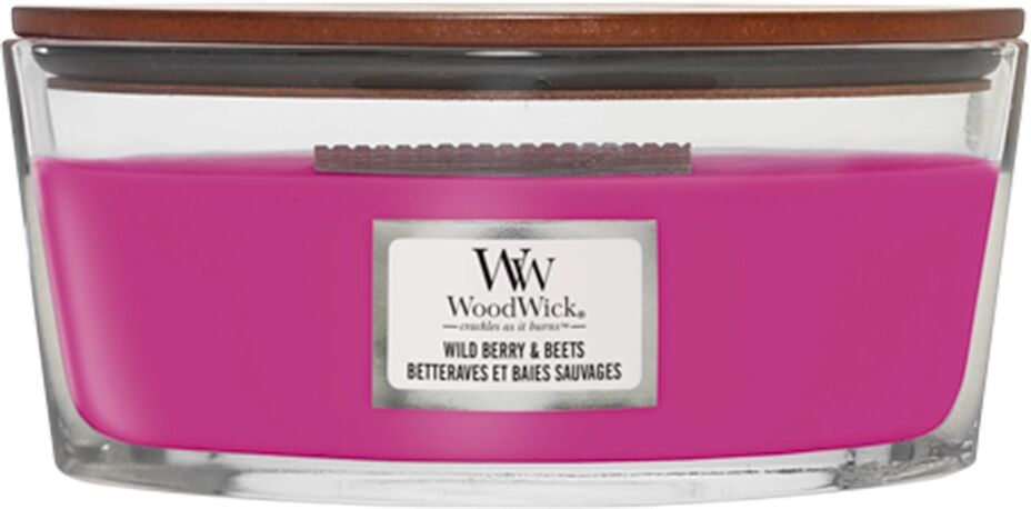 WOODWICK Wild Berry & Beets Candele in Vetro Ellipse 454 gr