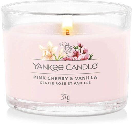 YANKEE CANDLE Pink Cherry Vanilla Candele Profumate Votive 37 gr