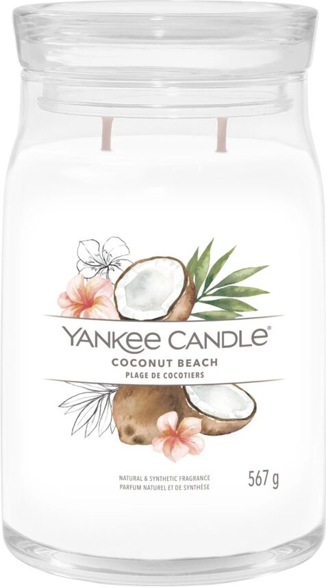 YANKEE CANDLE Candela Coconut Beach Giara Signature Grande 567 gr