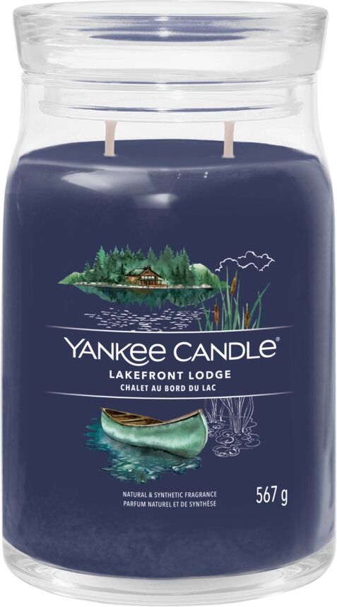 YANKEE CANDLE Candela Lakefront Lodge Giara Signature Grande 567 gr