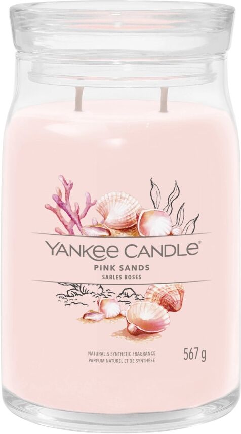 YANKEE CANDLE Candela Pink Sands Giara Signature Grande 567 gr