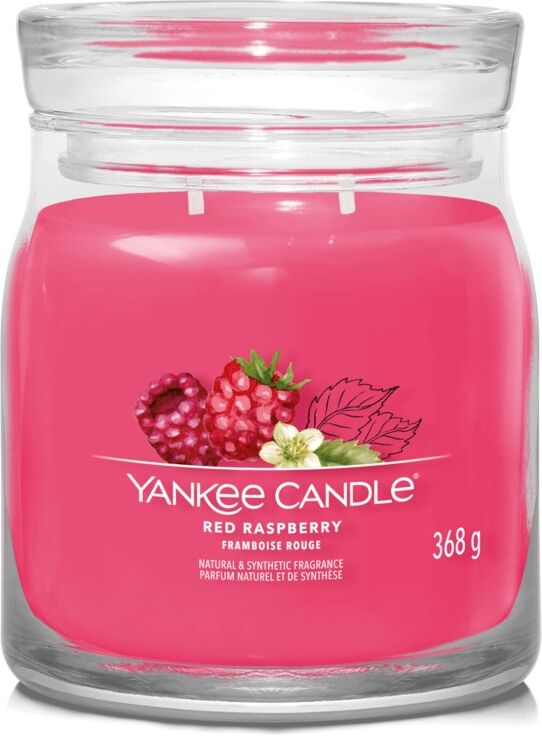 YANKEE CANDLE Candela Red Raspberry Giara Signature Media 368 gr