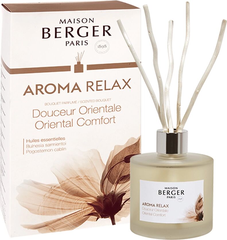 MAISON BERGER PARIS Bouquet Profumato Aroma Relax Douceur Orientale Diffusori a Bastoncini 180 ml