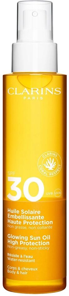 CLARINS Huile Solaire Embellissante SPF30 Olio Solare Illuminante 150 ml